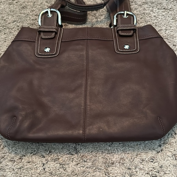 Coach Brown Leather Shoulder Soho   Bag Matching Wallet - Picture 6 of 10